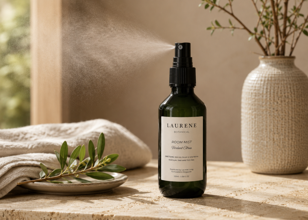 Botanical room mist in Verdant Citrus — L A U R E N E Singapore